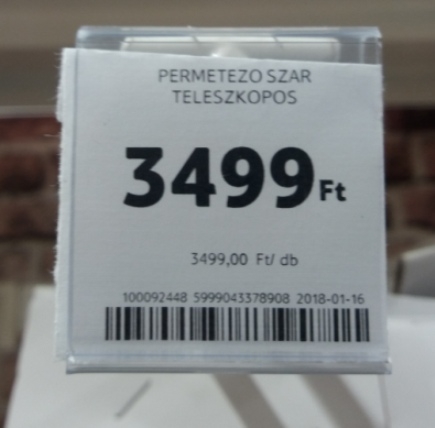 A tököli Tescoban jártunk