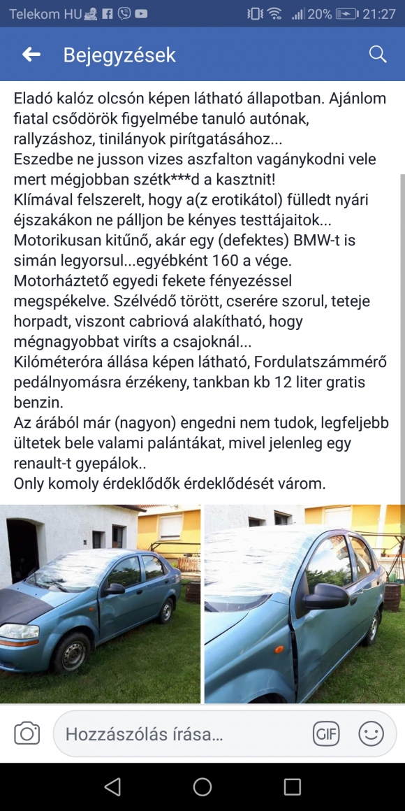 Egy ütős ajánlat a használtautó piacról