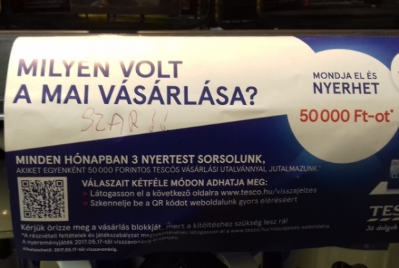 Valakinek nagyon nem jött be az aznapi vásárlás