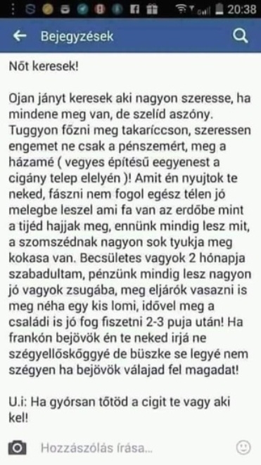 Napiszar társkereső rovat