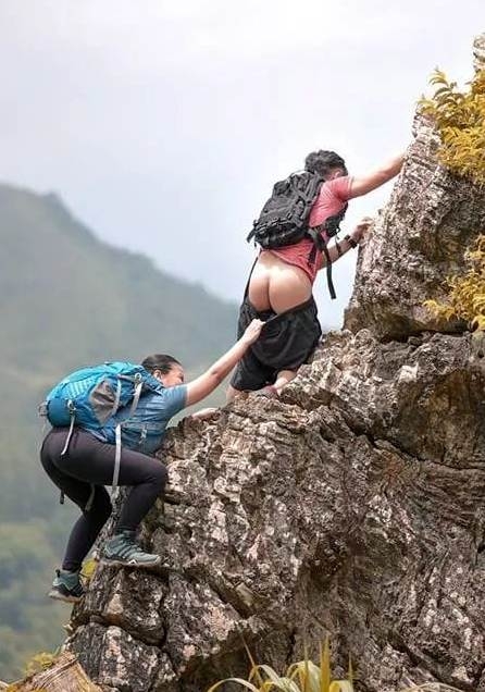 Hegymászás kötél nélkül