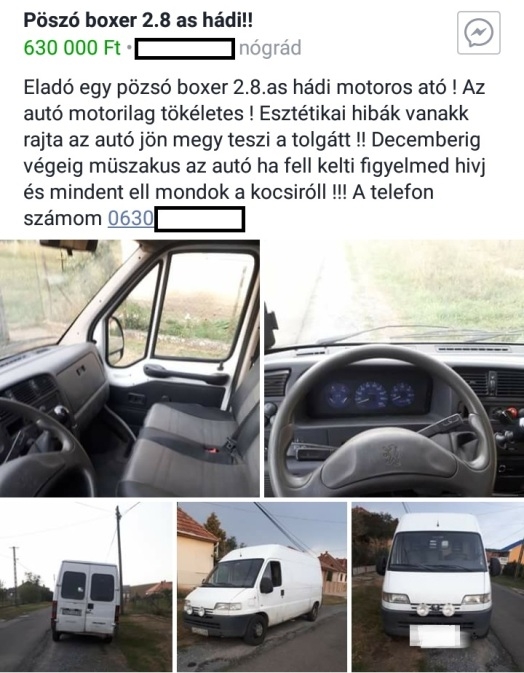 Vennél tőle autót?