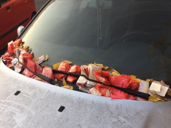 Beköszöntött az őszi levélhullás az Örs vezér terén is!  