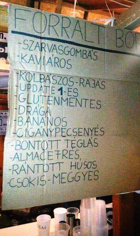 Mai ital ajánlatunk kóstolásra