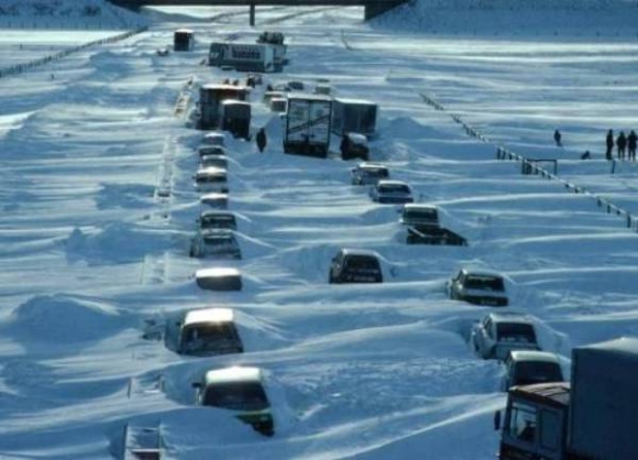 Picit behavazott az autópályán