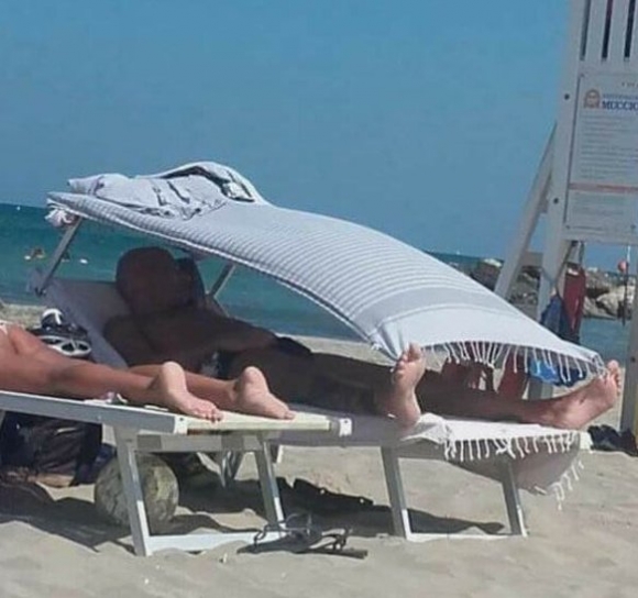 Amikor elmész strandra, de nem akarsz napernyőre költeni