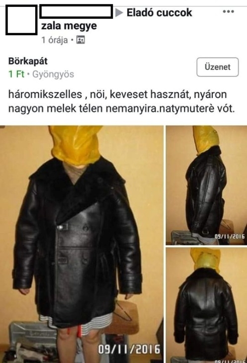 Börkapát eladó
