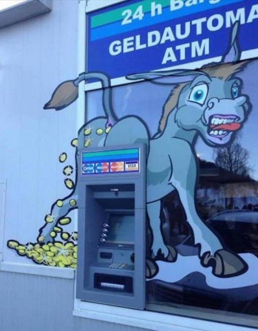 Kreatív ATM design