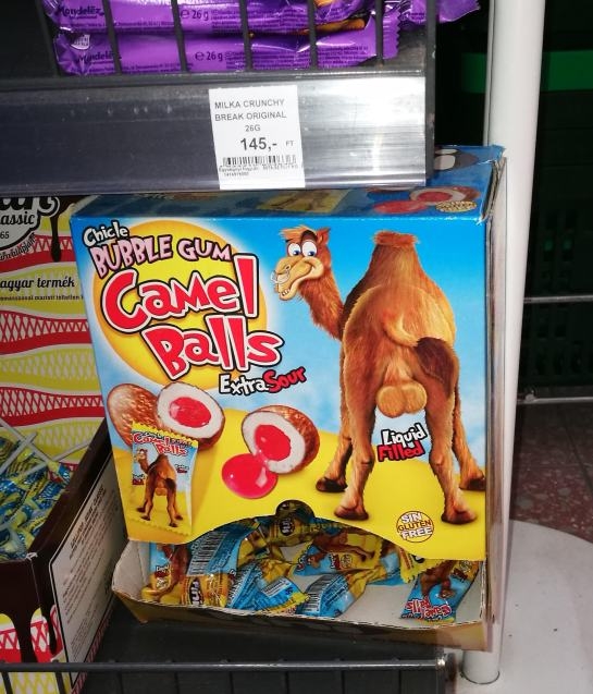 A teve heréi már rágó formájában is a polcokon...