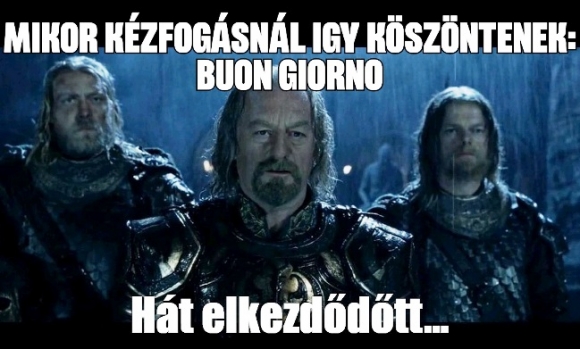 Olasz - magyar kézfogás