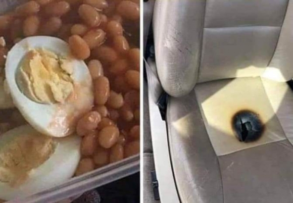 Babfőzelék tojással