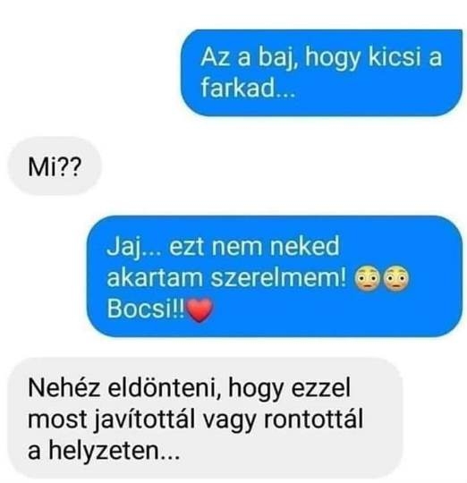 Upsz, ez picit félrement