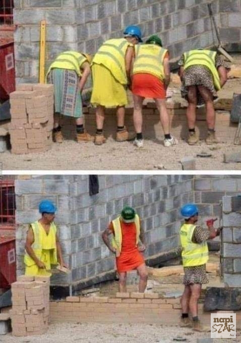 A főnök megtiltotta, hogy rövidnadrágban melózzunk