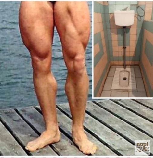 A combom, miután a kempingben 2 hétig ilyen WC-t használtam