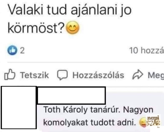Napi top komment
