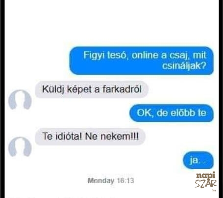 Sanyi nem az eszéről híres 🙂