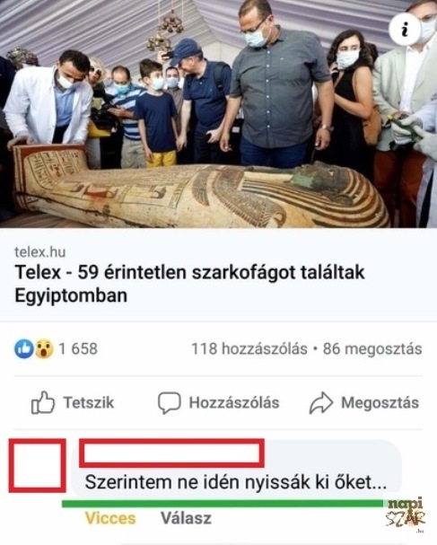 Napi top komment