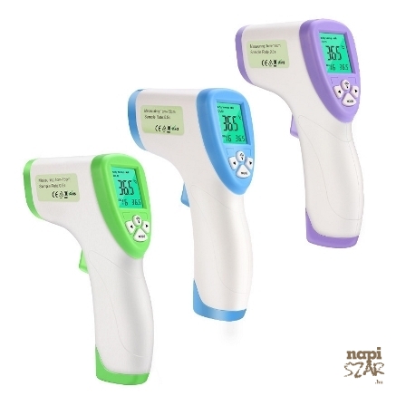 Érintés nélküli, digitális lázmérő - Járványszezonban nélkülözhetetlen (x)
