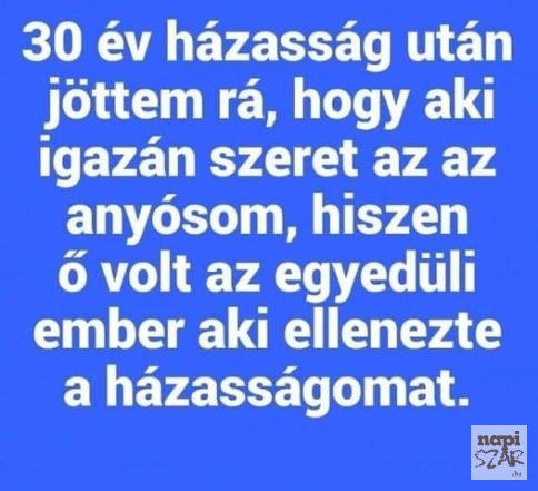 Hallgatni kellett volna anyós pajtásra 