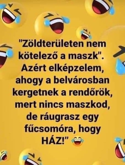 Zöldterületeken a maszk viselése továbbra sem kötelező