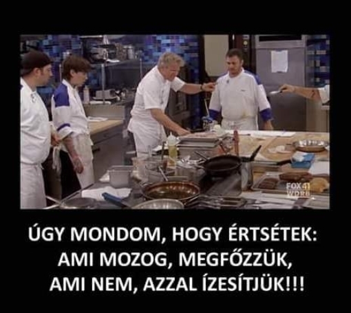 Oktatást tart a mester