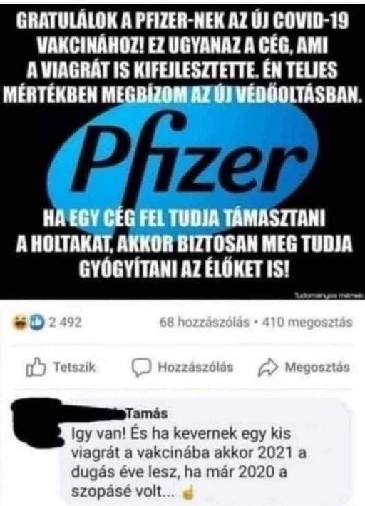 Egy újabb ütős komment