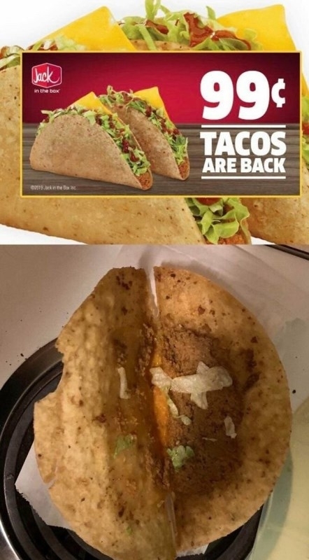 Reklám vs. valóság