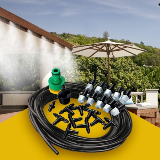 Kültéri hűsítő párafüggöny (x)