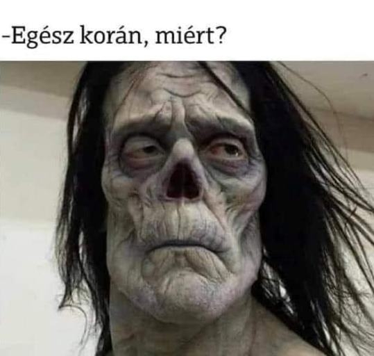 Haver, te mikor feküdtél le tegnap?