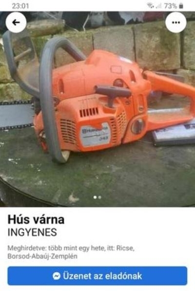 Láncfűrész eladó