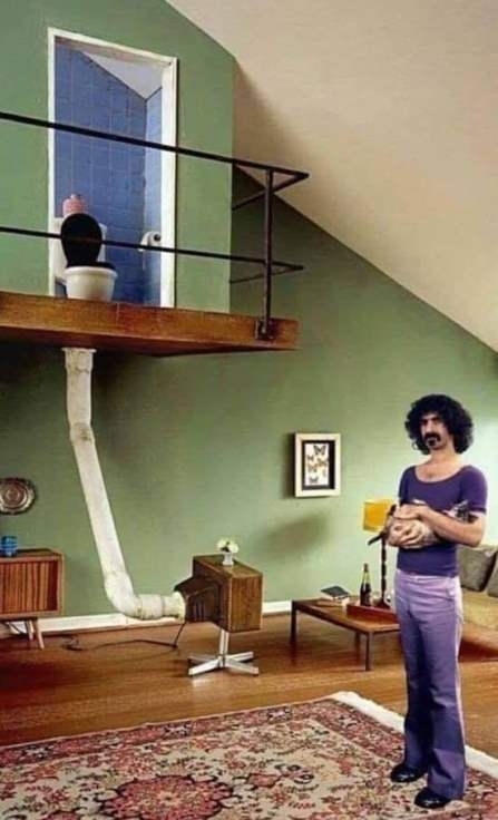 Frank Zappa 45 évvel ezelőtt készült képe