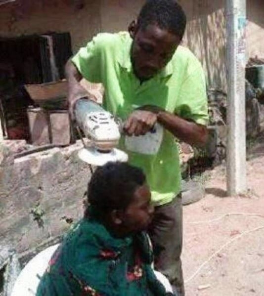 Akcióban a helyi mesterfodrász