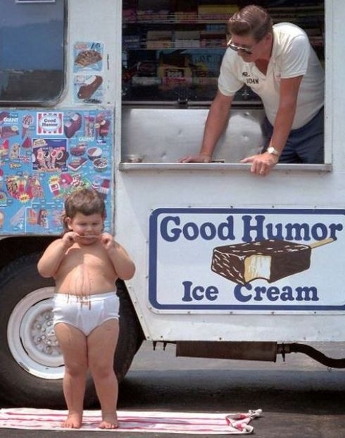 Ödönke kapott egy jégkrémet