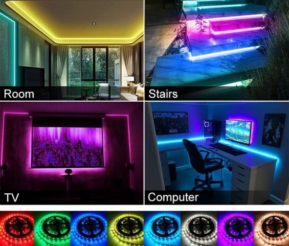 Dobd fel az otthonod hangulatát - Wifi-s RGB LED szalag szett távirányítóval (x)