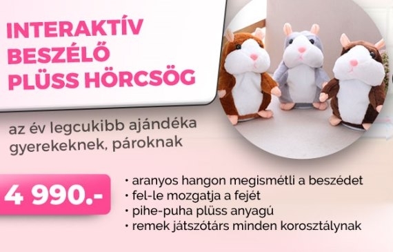 2021 legmenőbb karácsonyi ajándéka gyerekeknek - Beszélő hörcsög (x)