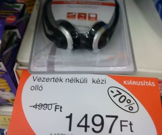 Befutott a nap ajánlata