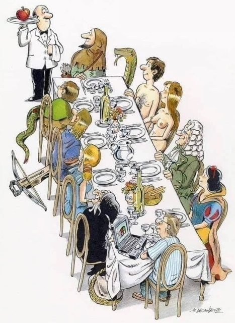 Bocsánat, az almát melyikük rendelte?