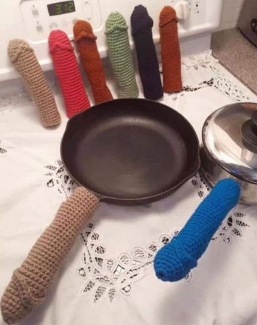 A nagyim kötötte ezeket az edényfogókat