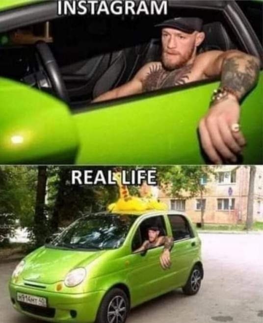 Insta - Igyekszik mindenki a szebbik arcát mutatni