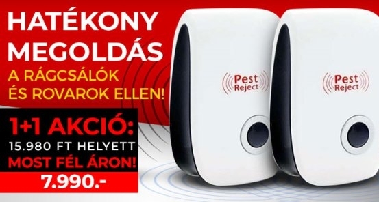 Rovar- és rágcsálóriasztó – 1+1 AKCIÓ 