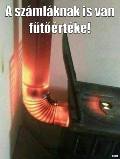 A spórolás egyik módja: Égesd el a számlákat!