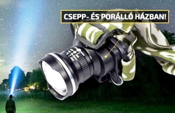 Világíts szabadon, ultramodern fejlámpával! (x)