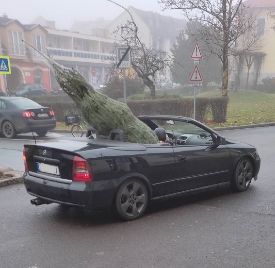 Kihasználta, hogy kabriója van