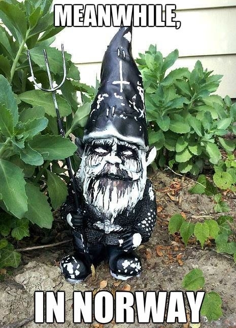 Black metal kerti törpe