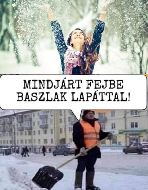 Azt szeretném, ha még több hó hullana