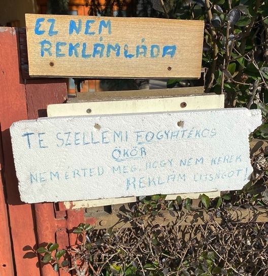 Nem kér reklámújságot