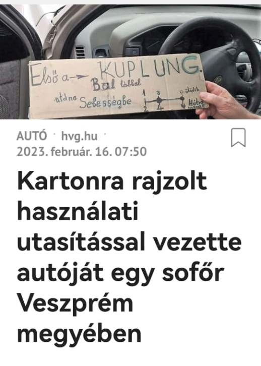 Hősünk így próbált puskázni