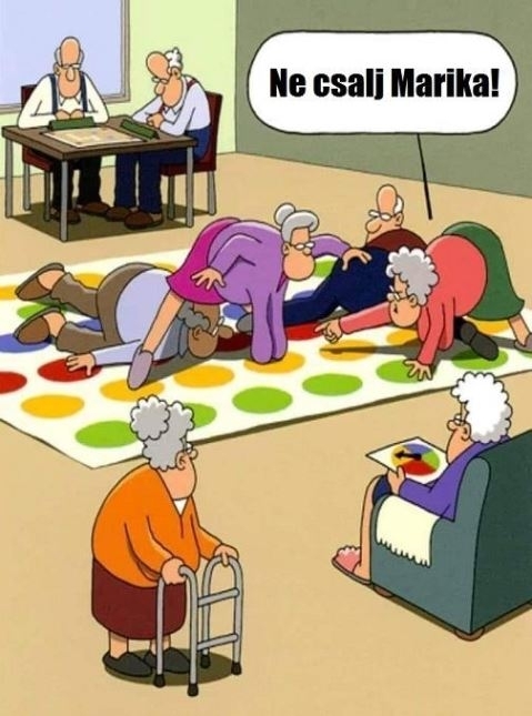 Eközben a helyi nyugdíjas klubban