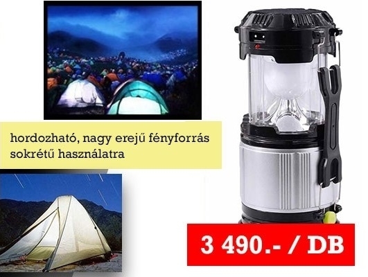 Összecsukható napelemes viharlámpa (x)
