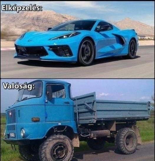 Kétszemélyes, metálkék és több, mint 6000 köbcenti